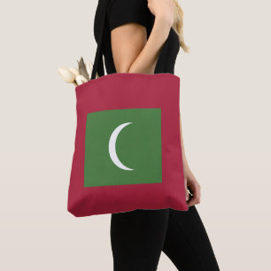 Bolso De Tela Bandera de Maldivas