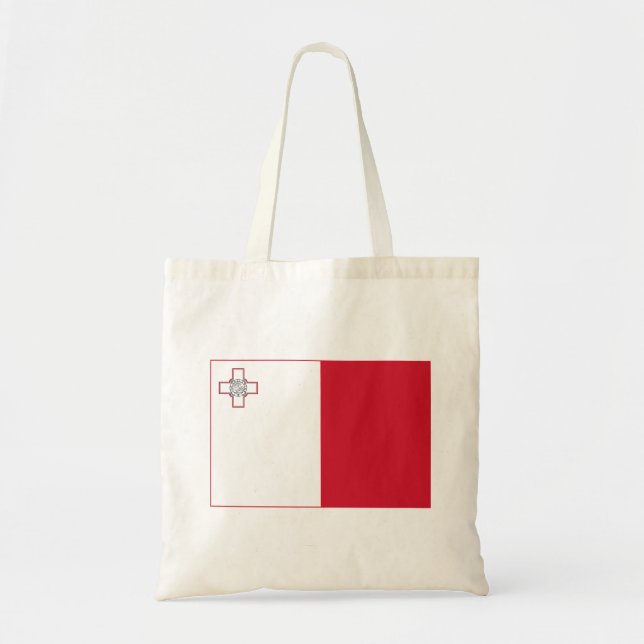 Bolso De Tela Bandera de Malta (Frente)