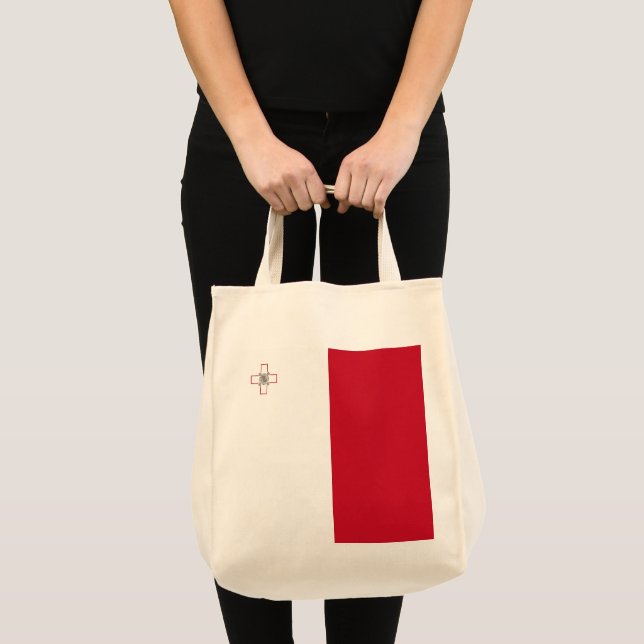 Bolso De Tela Bandera de Malta (Anverso (producto))