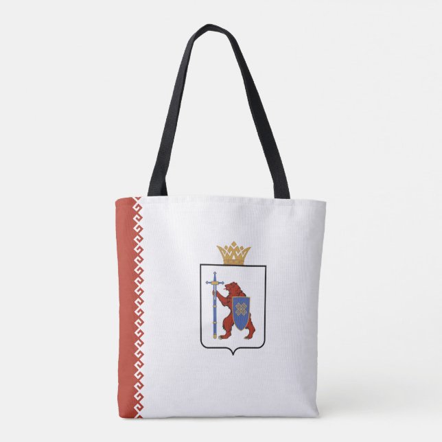 Bolso De Tela Bandera de Mari El (Reverso)