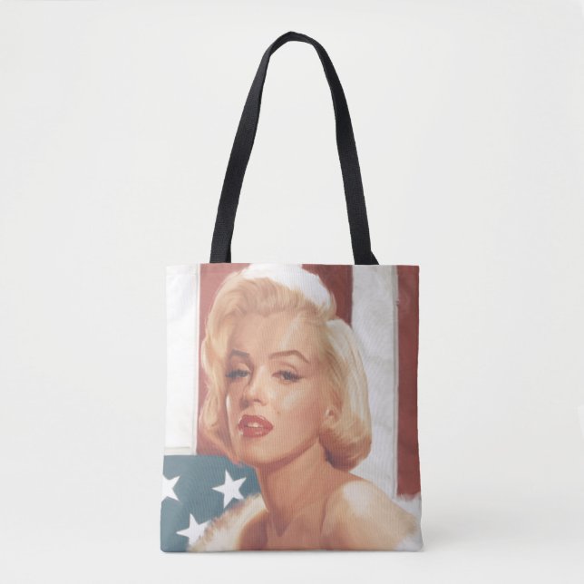 Bolso De Tela Bandera de Marilyn (Anverso)