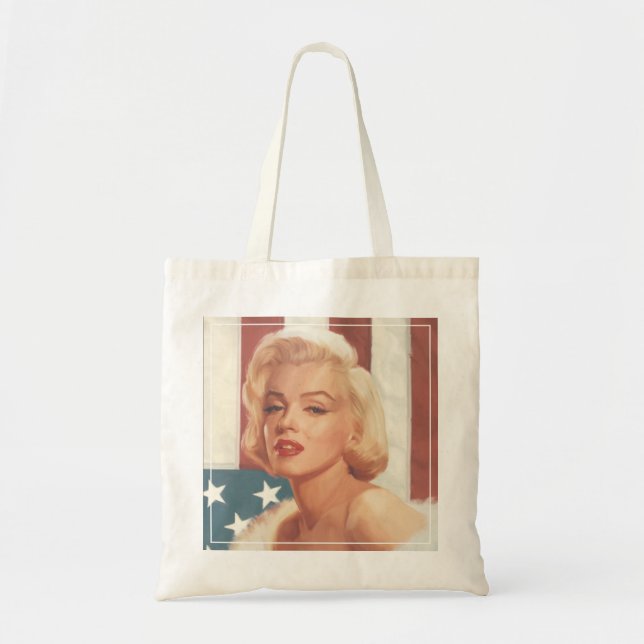 Bolso De Tela Bandera de Marilyn (Frente)