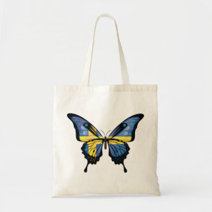 Bolso De Tela Bandera de mariposa de cola indefinida de Suecia