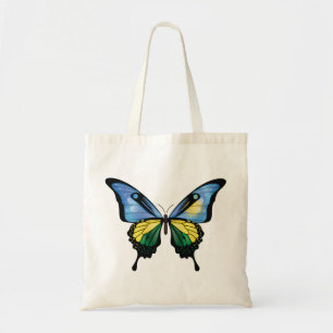 Bolso De Tela Bandera de mariposa de cola torta de Ruanda