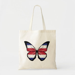 Bolso De Tela Bandera de mariposa de Costa Rica