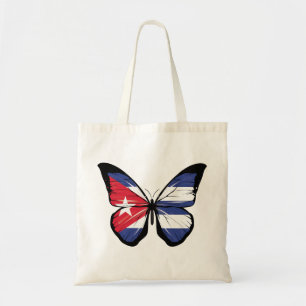 Bolso De Tela Bandera de mariposa de Cuba