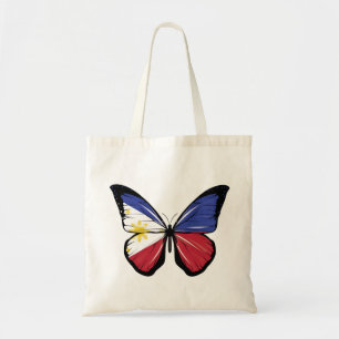 Bolso De Tela Bandera de mariposa de Filipinas