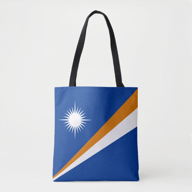 Bolso De Tela Bandera de Marshall Islands (Anverso)