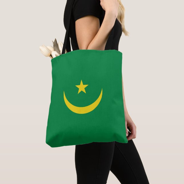 Bolso De Tela Bandera de Mauritania (Detalle)