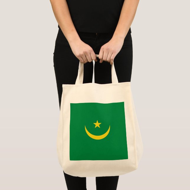 Bolso De Tela Bandera de Mauritania (Anverso (producto))