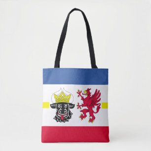 Bolso De Tela Bandera de Mecklemburgo-Pomerania Occidental