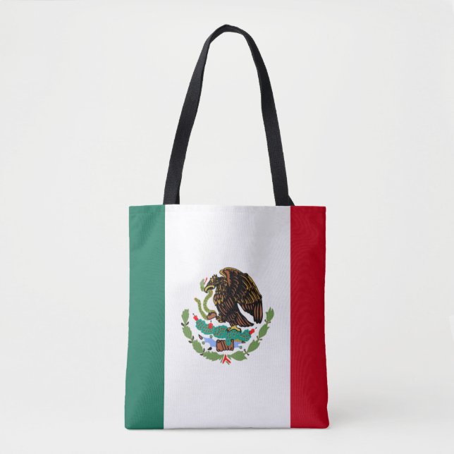 Bolso De Tela Bandera de México (Anverso)
