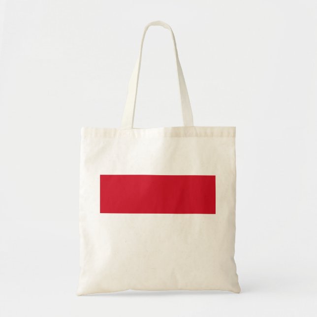 Bolso De Tela Bandera de Mónaco (Frente)