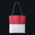 Bolso De Tela Bandera de Mónaco<br><div class="desc">Bandera patriótica de Mónaco.</div>