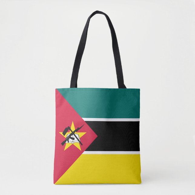 Bolso De Tela Bandera de Mozambique (Anverso)