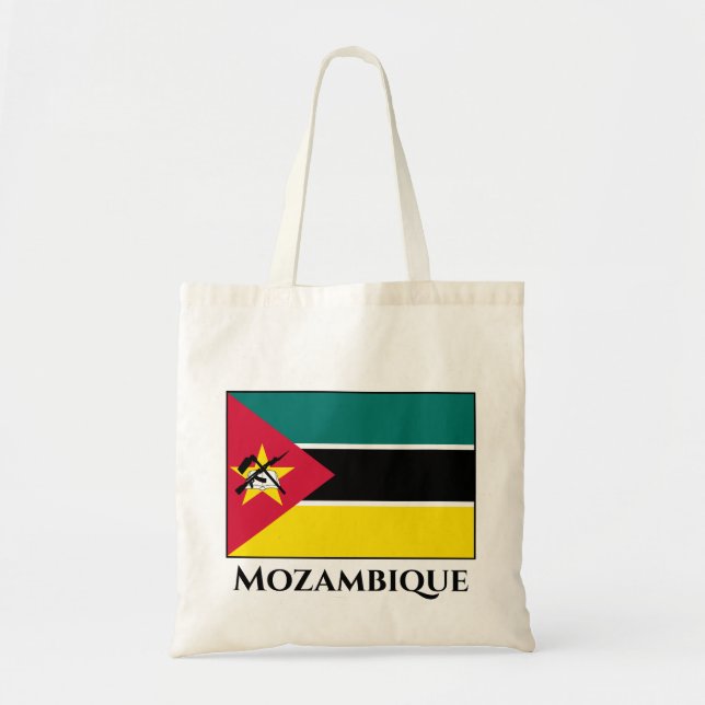 Bolso De Tela Bandera de Mozambique (Frente)