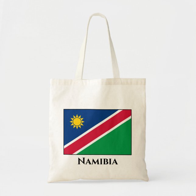Bolso De Tela Bandera de Namibia (Namibia) (Frente)