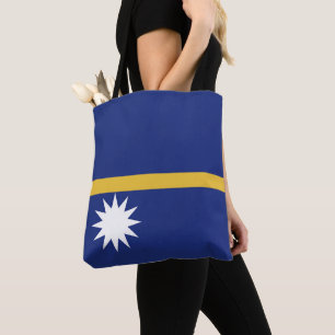Bolso De Tela Bandera de Nauru