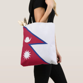 Bolso De Tela Bandera de Nepal