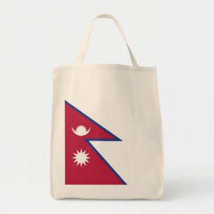Bolso De Tela Bandera de Nepal