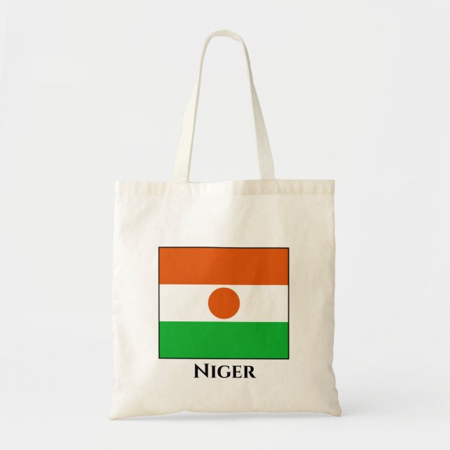 Bolso De Tela Bandera de Níger (Frente)