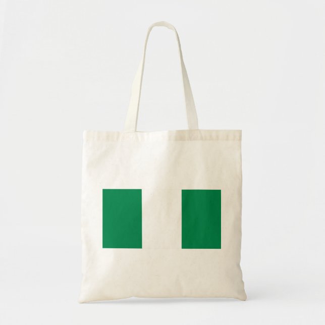 Bolso De Tela Bandera de Nigeria (Frente)