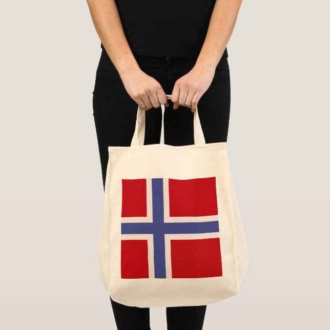 Bolso De Tela Bandera de Noruega (Anverso (producto))