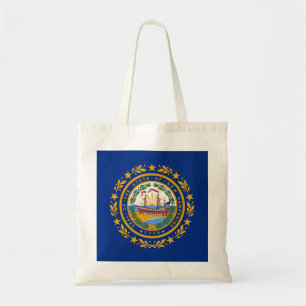 Bolso De Tela Bandera de Nuevo Hampshire