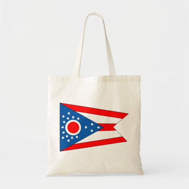 Bolso De Tela Bandera de Ohio (Frente)