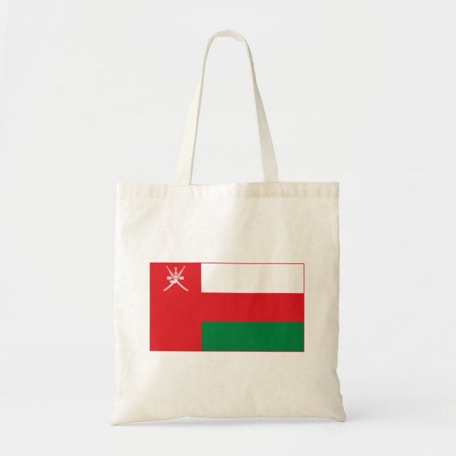 Bolso De Tela Bandera de Omán (Frente)