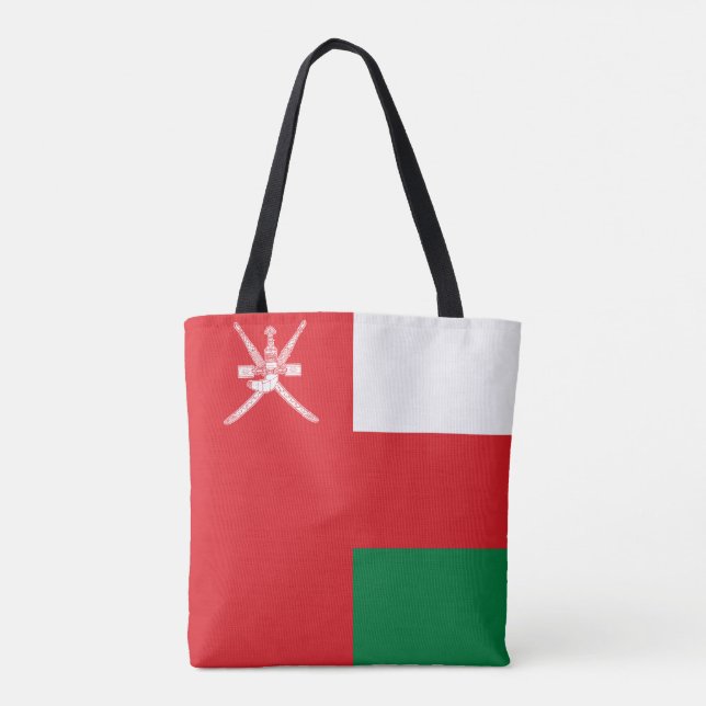 Bolso De Tela Bandera de Omán (Reverso)
