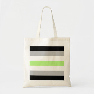 Bolso De Tela Bandera de Orgullo Agender – Identidad Agender LGB