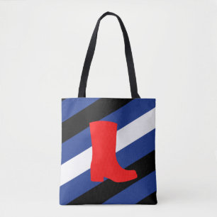 Bolso De Tela Bandera de Orgullo de Bota