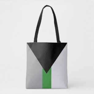 Bolso De Tela Bandera de Orgullo Demiromántico