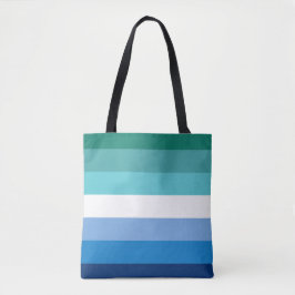 Bolso De Tela Bandera de Orgullo Gay Masculino (Azul)