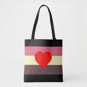 Bolso De Tela Bandera de Orgullo Gordo