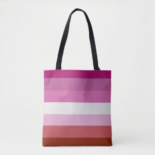 Bolso De Tela Bandera de orgullo lésbico