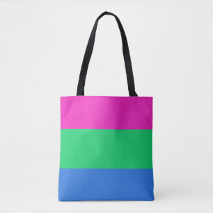 Bolso De Tela Bandera de Orgullo Polisexual