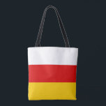 Bolso De Tela Bandera de Osetia del Sur<br><div class="desc">Bandera patriótica de Osetia del Sur</div>