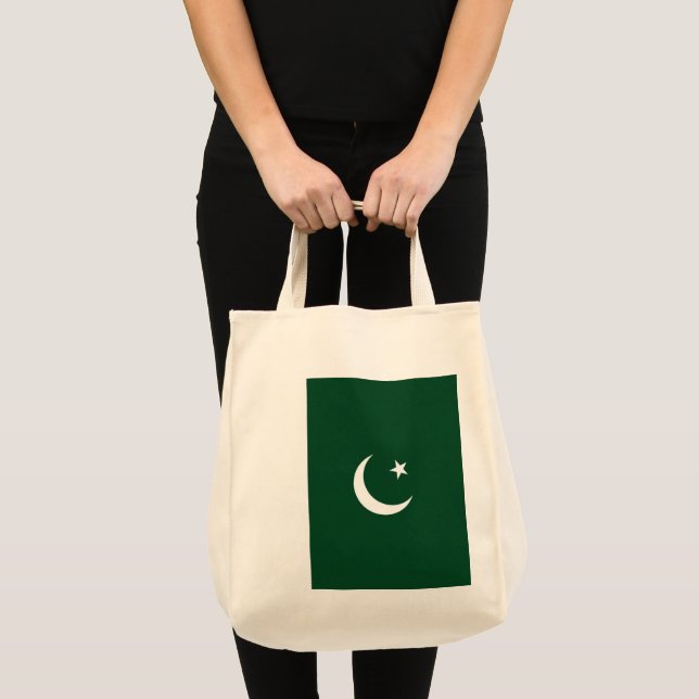 Bolso De Tela Bandera de Pakistán (Anverso (producto))
