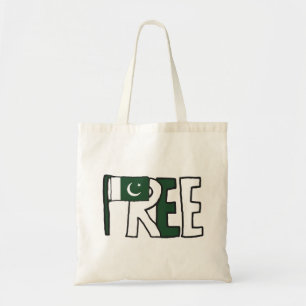 Bolso De Tela Bandera de Pakistán Libre