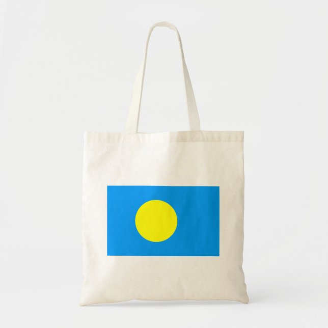 Bolso De Tela Bandera de Palaos (Frente)