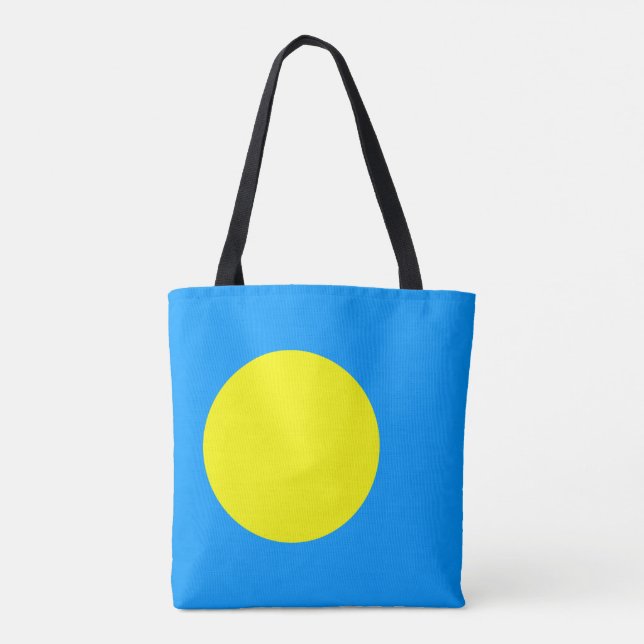 Bolso De Tela Bandera de Palaos (Reverso)