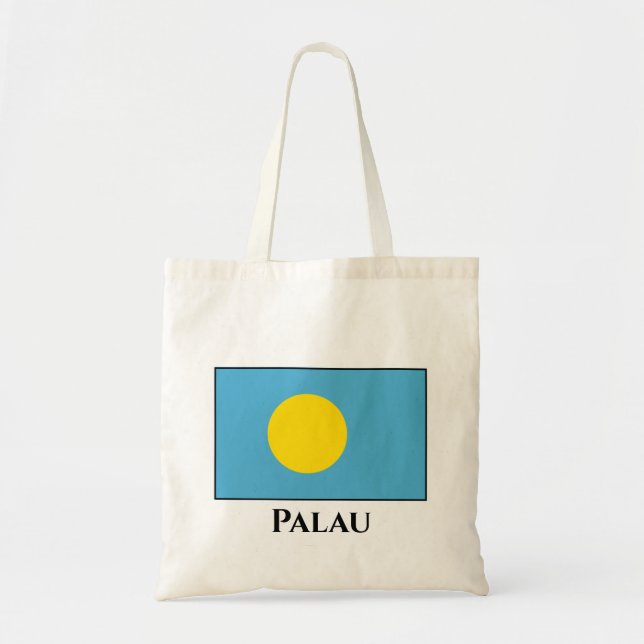 Bolso De Tela Bandera de Palau (Frente)