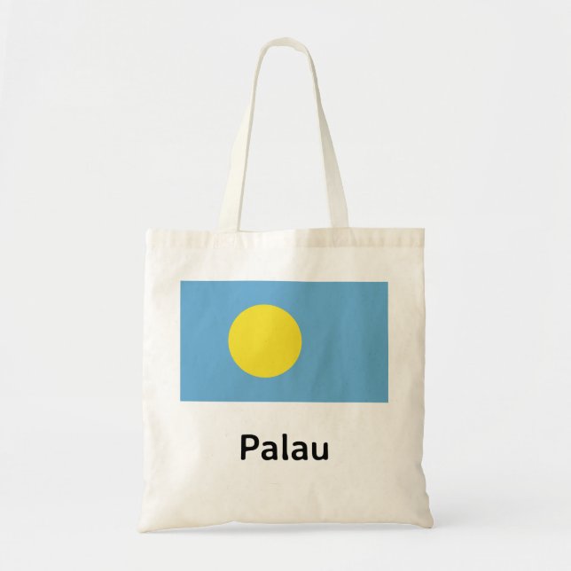 Bolso De Tela Bandera de Palau (Frente)