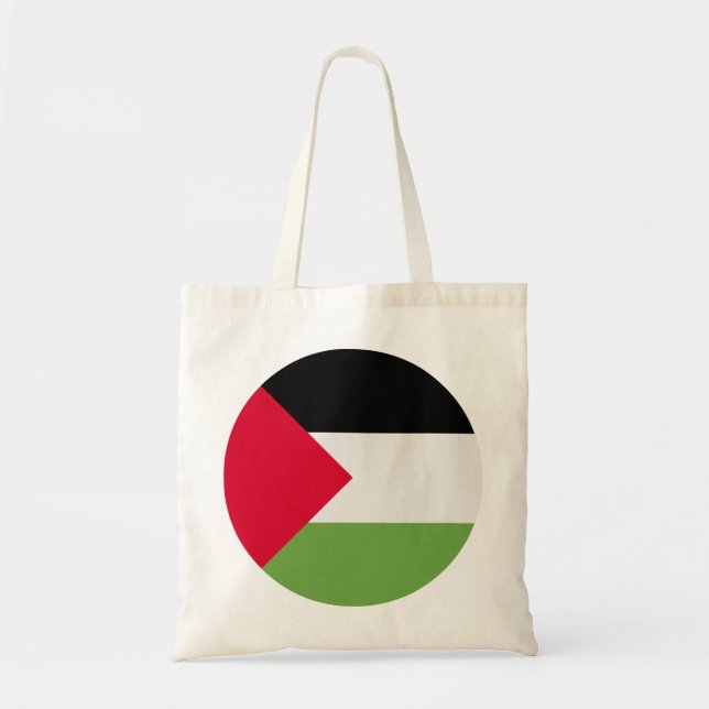 Bolso De Tela Bandera de Palestina (Frente)