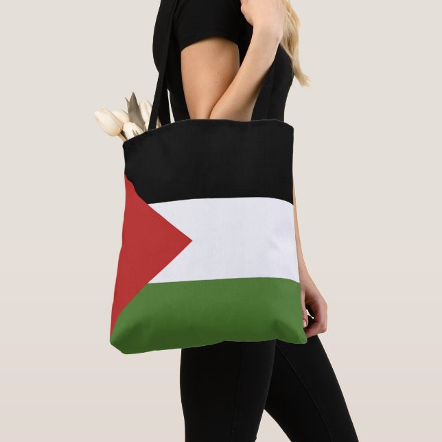Bolso De Tela Bandera de Palestina (Detalle)