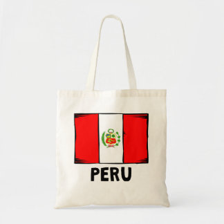 Bolso De Tela Bandera de Perú
