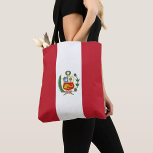 Bolso De Tela Bandera de Perú