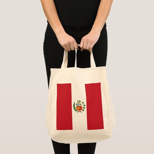 Bolso De Tela Bandera de Perú (Anverso (producto))
